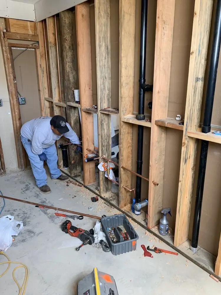Commercial rough-in plumbing for Water Heater Replacement in Bloomingdale